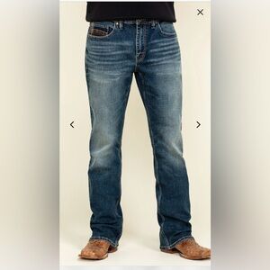 CODY JAMES CORE MENS SUNDANCE WASH WYATT SLIM BOOTCUT STRETCH DENIM JEANS 36X32